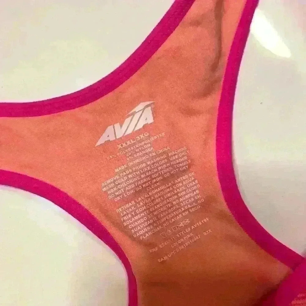 👙 AVIA Racerback Sports Bra - Picture 2 of 3